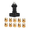 10pcs Batwing Fairing Replacement Brass Insert Repair Kit Fit for Touring 97-13