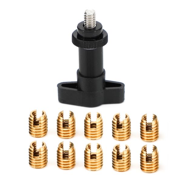 10pcs Batwing Fairing Replacement Brass Insert Repair Kit Fit for Touring 97-13
