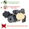 Hammy3DPrints Light/Lens Cover with Tip Grip for Weapon Mounted Flashlights (Black, Warrior 4)