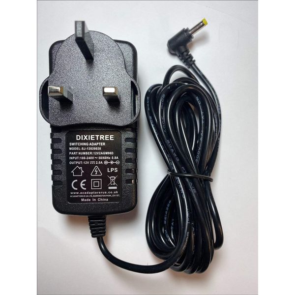 Replacement for 12V 1A AC-DC Adaptor Power Supply for Apeman PV1070 DVD Player