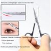 XUJINCN Beauty Scissors,3.5in Little Scissors,for Personal Care Facial Hair Removal Scissors，Curved Scissors and Round Scissors，For Pruning Men/Women Eyebrows,Eyelashes，Nose Hair,Ears,Beard,3 Pack