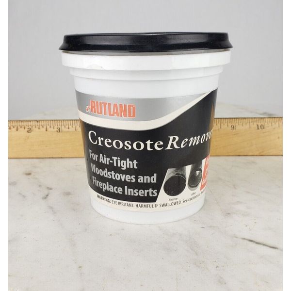 Rutland 16 oz Creosote Remover Fireplace Wood Stove Chimney Cleaner Grade Insert