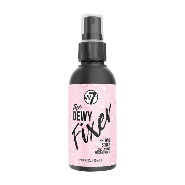 W7 The Fixer Makeup Setting Spray - taufrisches Finish - langanhaltende, ultrafeine Formel - tierversuchsfrei und vegan