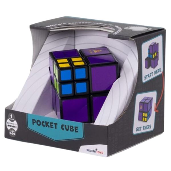 Meffert's M5059 Pocket Cube by Recent Toys Brain Teaser Puzzle, Mehrfarbig, One Size