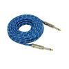 Audio2000'S ADC204H 10ft Guitar Cable, Light Blue