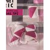 L.A. Colors Press On Nails - C68423 Pinks Theory - Short Square - Geometric