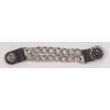 4-Pack Men's Spider On Web Vest Extenders-Leather-Snap On Button