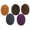 celloexpress Iron on/Sew on Faux Suede Elbow Patch (Grey, 1 Pair)