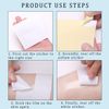 Vtrem Underarm Sweat Pads 600cm (236.22") Transpapent Armpit Prevent Sweat Sheet Disposable Perspiration Absorbent Sticker Absorbing Sweat for Men Women
