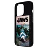 Jaws 50th Anniversary Poster Tropical Island Front & Back Case for iPhone 15 Pro