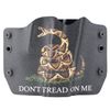 Don't Tread On Me Black - OWB Holster (Left-Hand, for SW K-Frame)