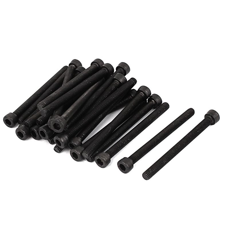uxcell Hex Socket Set with Hex Socket Bolts, Hex Socket Screws, Carbon ...