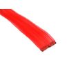 Clip In Hair Extensions 12" Neon Red Solid Colour Emo Punk Goth Scene