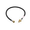 0.5m (20") POL x W20 hose PIGTAIL WITH NRV