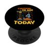 Caution I'm Age 4 Today Construction Theme Birthday Party PopSockets Adhesive PopGrip