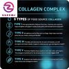 Multi Collagen Complex - Type I, II, III, V, X, Grass Fed, Non-Gmo, 150 Capsules