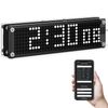 NPHMbM WiFi Digital Clock|ESP8266 LED Matrix NTP Clock with Time Sync, Customizable Sync Frequency, Disable Leading Zero, and Scrolling Effect Control | Perfect Desk Gadget
