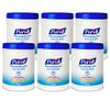 PURELL Hand Sanitizing Wipes, Fresh Citrus Scent, 270 Count Alcohol-free formula Sanitizing Wipes in Eco-Fit Canister (Case of 6) - 9113-06