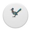 Geometric Art Roadrunner Chaparral Bird PopSockets mit austauschbarem PopGrip