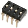 Switch, DIL, Low, 4WAY, SIP/DIP Switches, Qty.1 | MCEI-04