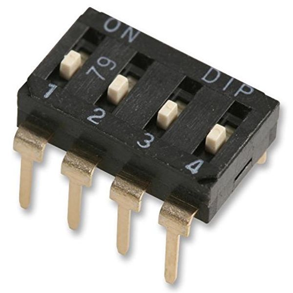 Switch, DIL, Low, 4WAY, SIP/DIP Switches, Qty.1 | MCEI-04