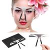 ANGGREK Eyebrow Stencils Template Stainless Steel Permanent Eyebrow Ruler Eyebrow Ruler Measure Tool Shape Stencil