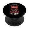 I Enjoy Long Romantic Walks Through The Record Store PopSockets Adhesive PopGrip