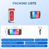IINE Protective Case for Switch 2, PC Hard Shell Dockable Cover with Precision Cutouts, Stain & Scratch Resistance, Full Protection, Compatible with Switch 2(Raised Back)