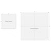 " OCCASIONS " 560pcs set (80 Guests)-Heavyweight Wedding Party Disposable Plastic Plate Set-80 x 10.5'' + 80 x 6.25'' + Gold Silverware + Cups + Napkins (Ivory & Gold Rim)