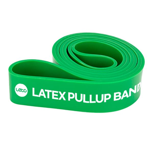 Leto latex pull-up band chin-up exercise band 5 steps LSW-P05, green