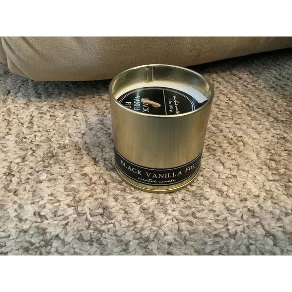 Black Vanilla Fig 3.5 oz Tin Candle