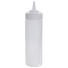WideMouth C11253C Wide Natural 12 Oz. Squeeze Dispenser - 6 / PK