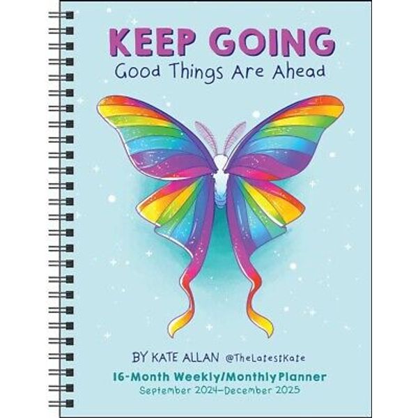 Kate Allan 16-Month 2024-2025 Weekly/Monthly Planner Calendar: Calendar 2024 ...