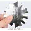 French Nail 3 Types to Choose from, 11 Sizes in 1, Nail Art, Decoration, French Nail Plate, Nail Design Tool (C)