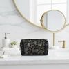 Black Hearts Makeup Cosmetic Bag Case