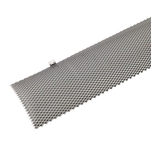 Hinged 6 in. x 3 ft. Unpainted Galvanized Steel Mesh Gutter Guard