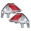 Silscvtt Bumper Tail Light Rear Reflector Assembly Replacement for Rav4 2016-2018 Driver & Passenger Side