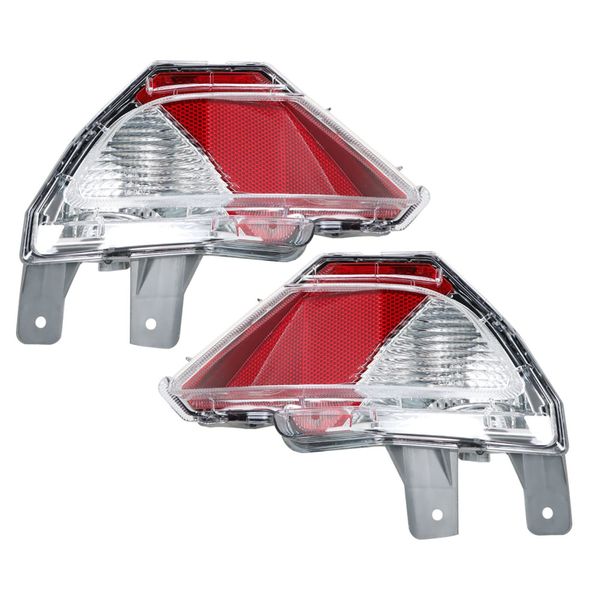 Silscvtt Bumper Tail Light Rear Reflector Assembly Replacement for Rav4 2016-2018 Driver & Passenger Side