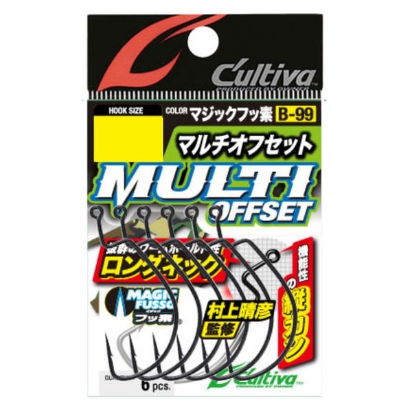 OWNER B-99 Multi Offset Hook No.11799 #1 Fish Hook Black