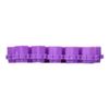 Tattoo Ink Cups Honeycomb Shape for Tattooing, Multiple Color Pigment Holder Cups Caps for Tattoo Artists, Bag of 200(Purple)
