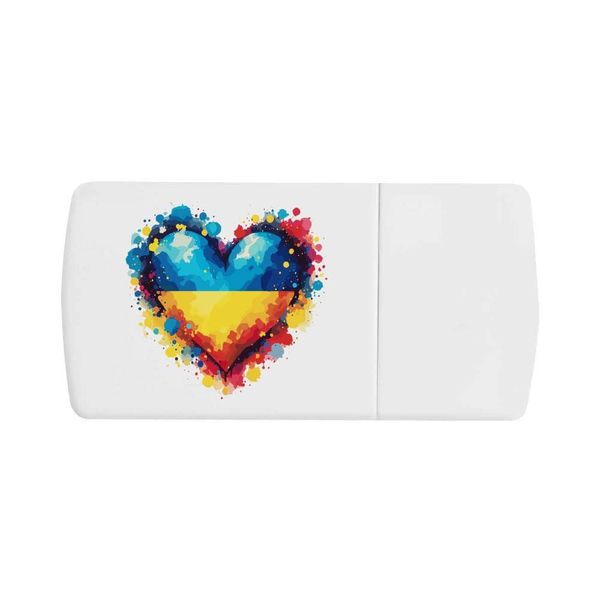 'Love Ukraine' Pill Box with Tablet Splitter (PI00029009)