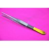 8" DEBAKEY ATRAUMATIC Forceps German Tissue Forceps with Gold Handle Excellent Quality(CYNAMED)