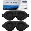 SmartRest Sleep Mask [2 Pack] - Eye Mask for Sleeping - Contoured, 100% Blackout