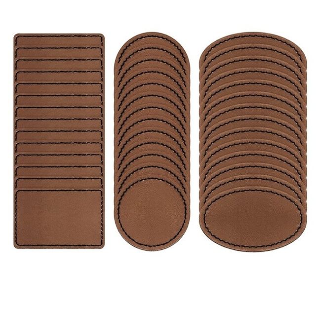 UV protection patch sun patch adhesive sunscreen leather blank hat patch for jacket backpack artificial 90 pieces