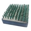 100pcs Rubber Grinding Mounted Point Rotary Assorted Accessory Grinding Head Wheel Head Kit For Dremel Polish