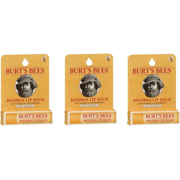 Burt's Bees Original Lip Balm 0.15oz (3 Pack)