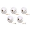 5 Pack Eaton Keyless Lampholder Light Socket Fixture Pull Chain Switch 660W E26