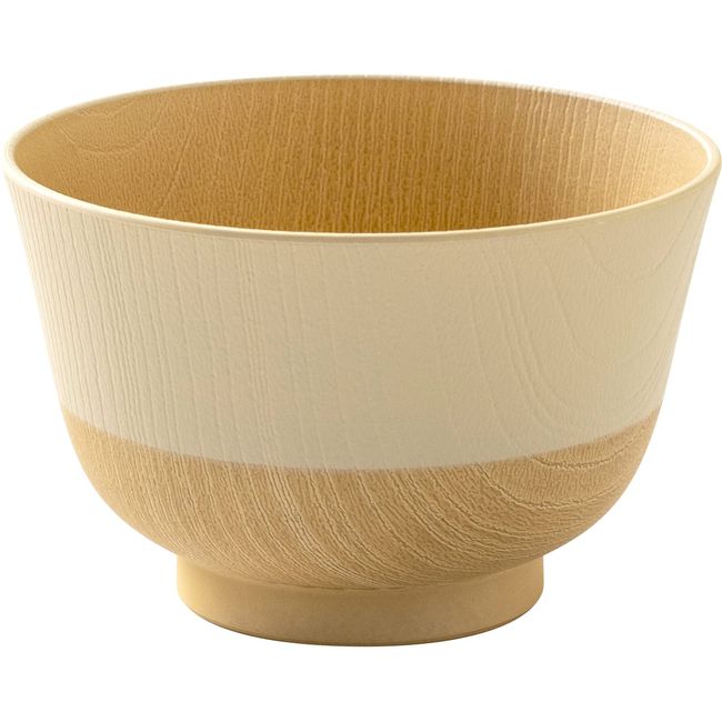 Kanoh Gentle Coloring Antibacterial Soup Bowl, Kinari Color