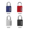 HRLORK Combination Padlock 3 Packs School Locker Lock Outdoor Weatherproof Digit Padlock Resettable Code Lock Blue
