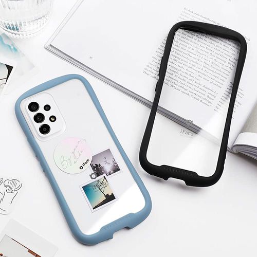 iFace Reflection Case for Galaxy A53 5G Clear Tempered Glass (Pale Blue)